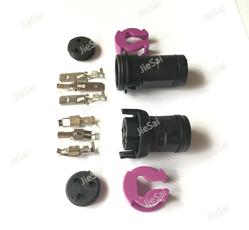 3 Pin 813 971 987 813971987 813 972 928 813972928 Female And Male Wire Housing Waterproof Auto Connector Round Connector