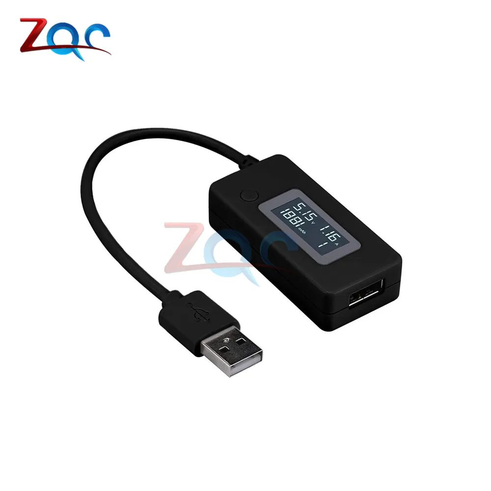 LCD USB Tester Voltmeter Ammeter Mobile Power Bank Charger Voltage Current Capacity Tester Meter DC 3 -15V 50 -3500mA