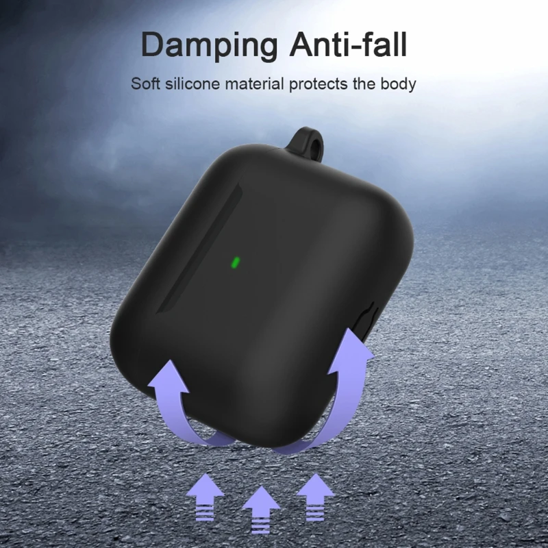 for razer-Hammerhead True Wireless Earphone Protective Cover Lightweight Impact-resistant Sleeve Bluetooth-compatible