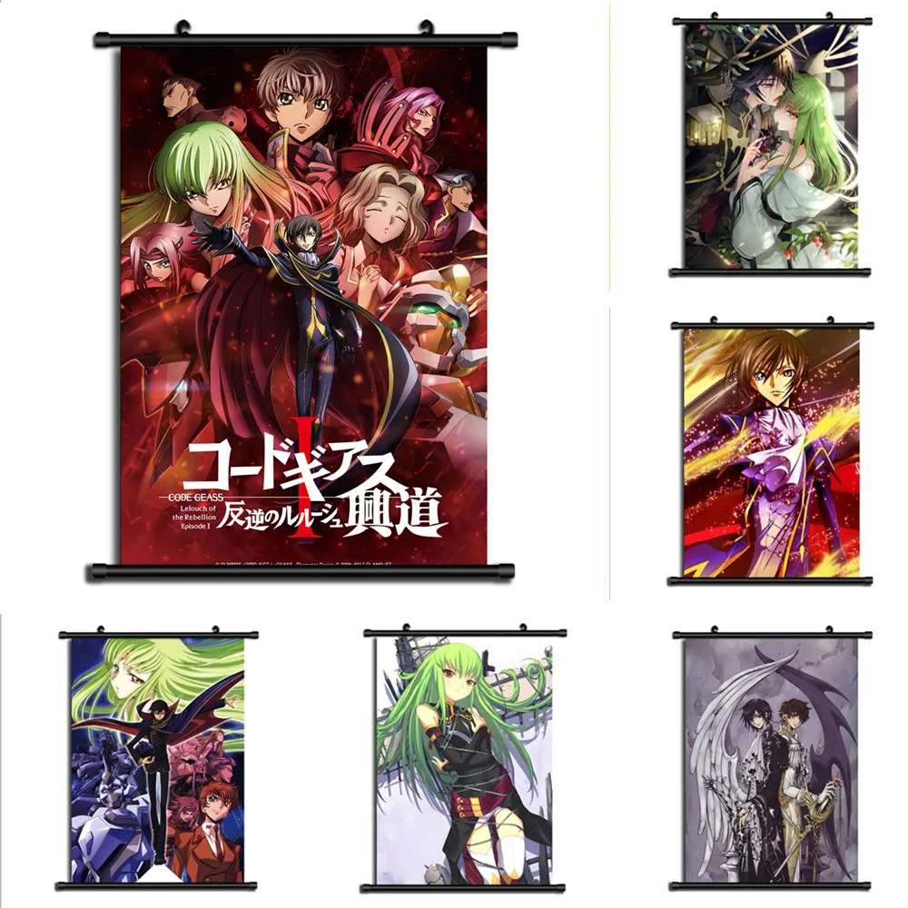 Canvas Painting Anime Posters CODE GEASS Anime Manga Wall Art Picture for Living Room Decoration Home Deco