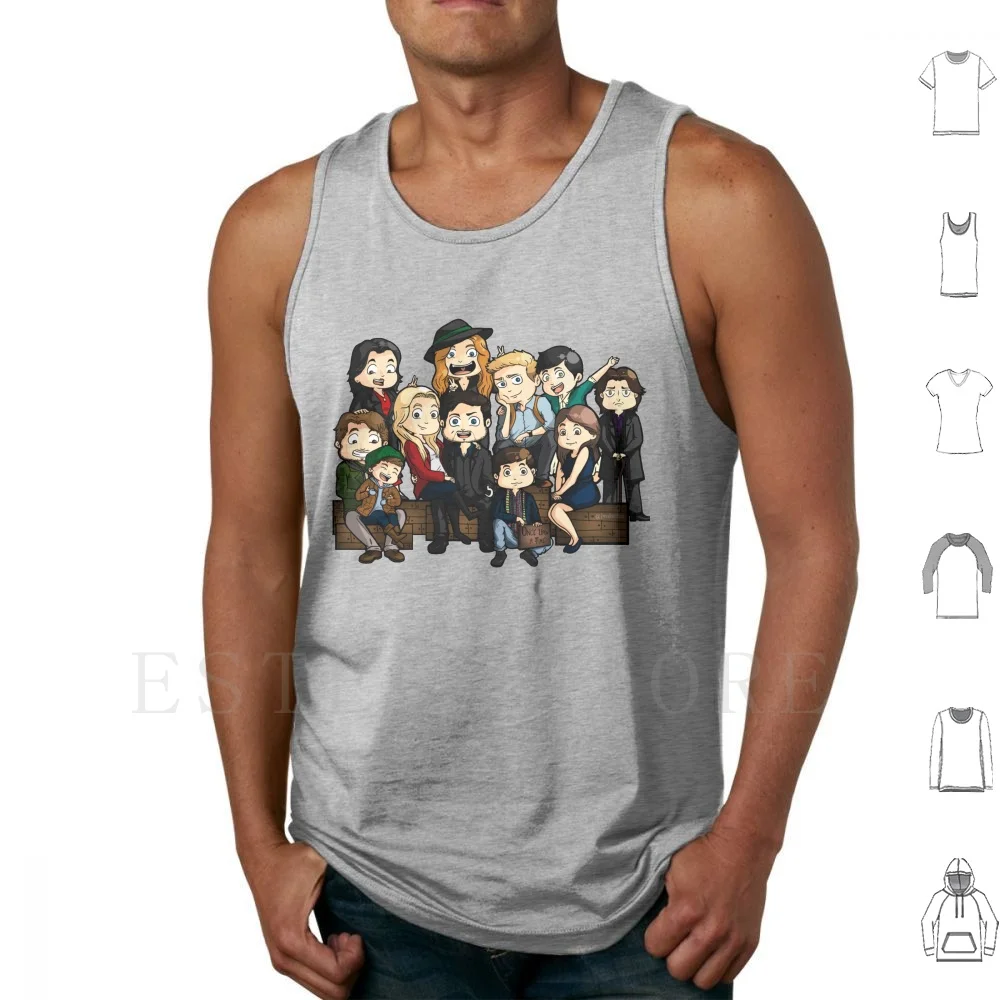 Family Tank Tops Vest Sleeveless Captain Swan Once Upon A Time Ouat Once Cs Art Killian Jones Swan Captain Hook The