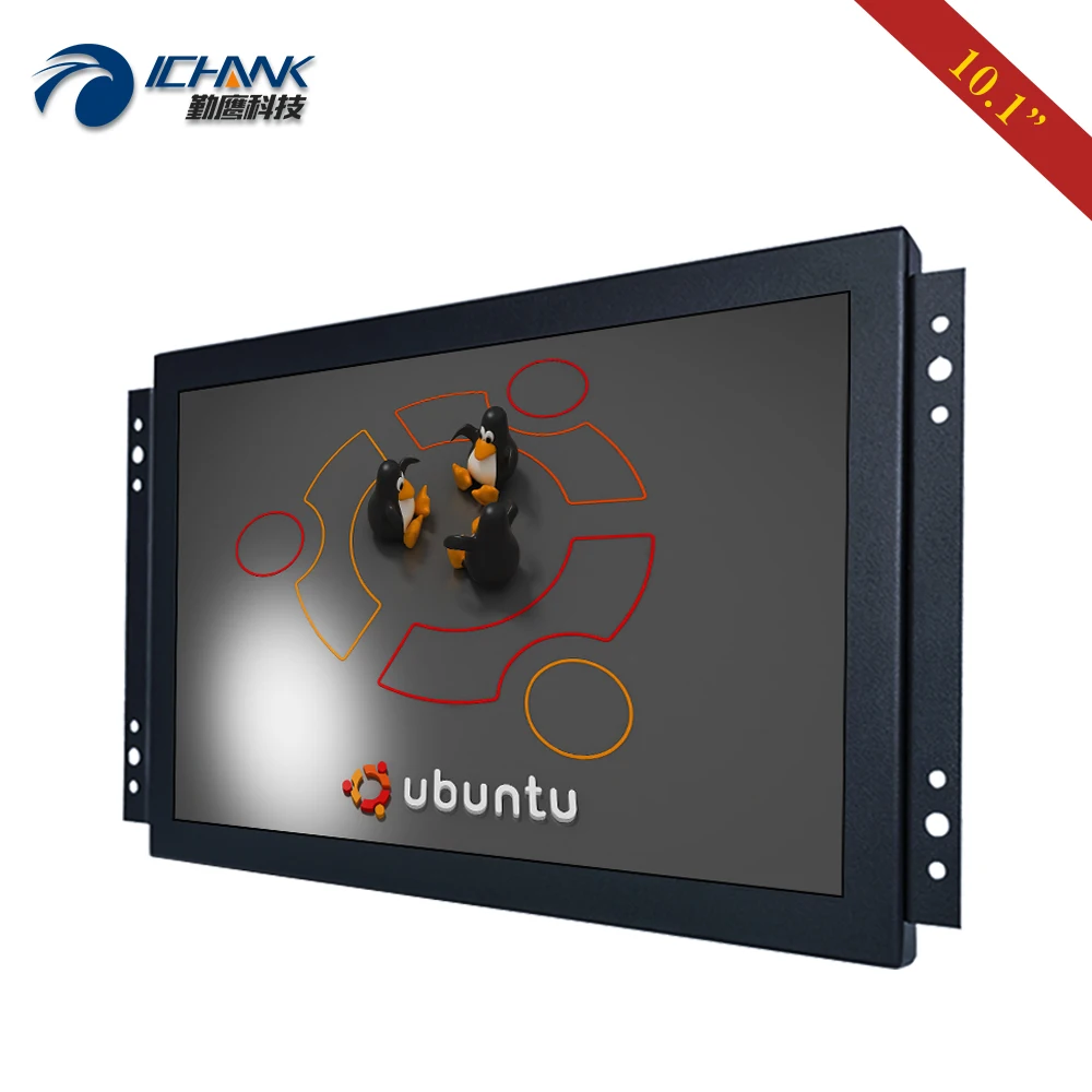 ZK101TC-59HL/10.1'' inch 1920x1200 Embedded Open Frame Touch Screen LCD Monitor HDMI-in USB Support Linux Ubuntu Raspbian Debian