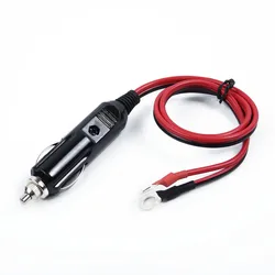 Car 12 Volts Heavy Duty 15A Male Plug Cigarette Lighter Adapter Portable Power Supply Cord To Auto Cigarette Lighter Socket