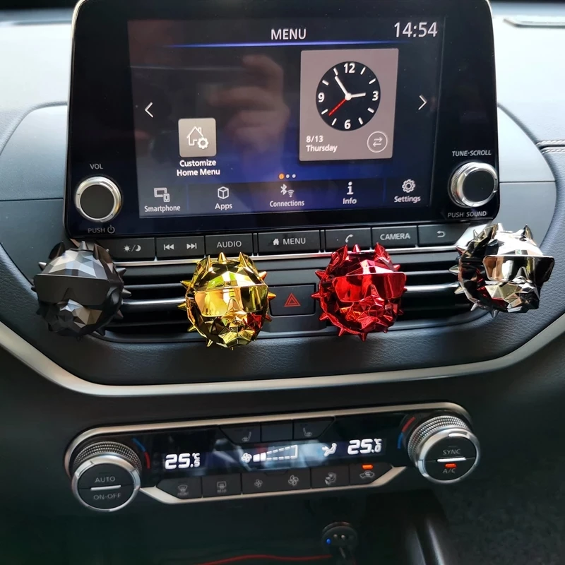 Car Air Freshener Bulldog รถ Air Outlet น้ำหอมรถตกแต่งเครื่องประดับเครื่องประดับน้ำหอม Diffuser