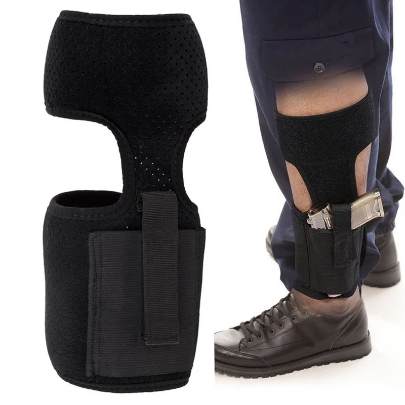 Universal Tactical Concealed Carry Ankle Leg Gun Holster  Hunting Airsoft Glock 17 19 22 23 Handgun Pouch Holder