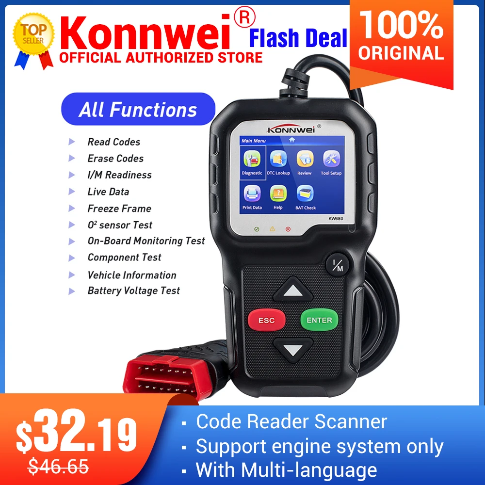 Konnwei KW680 Code Reader: A Comprehensive Review for Car Diagnostic Enthusiasts