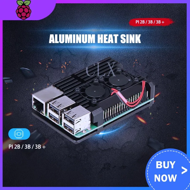 Raspberry Pi Shell Doos Raspberry Pi Algemene Aluminium Legering Warmteafvoer Shell Voor Raspberry Pi 2B/3B/3B +