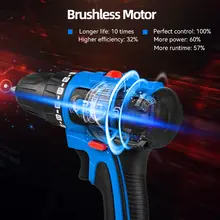 Cordless Electric Drill and Screwdriver 17V #4