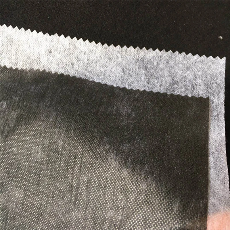 Fodera adesiva a doppio punto tessuto Non tessuto fusibile leggero Interlining accessori per abbigliamento da cucire ferro sulla fodera adesivo