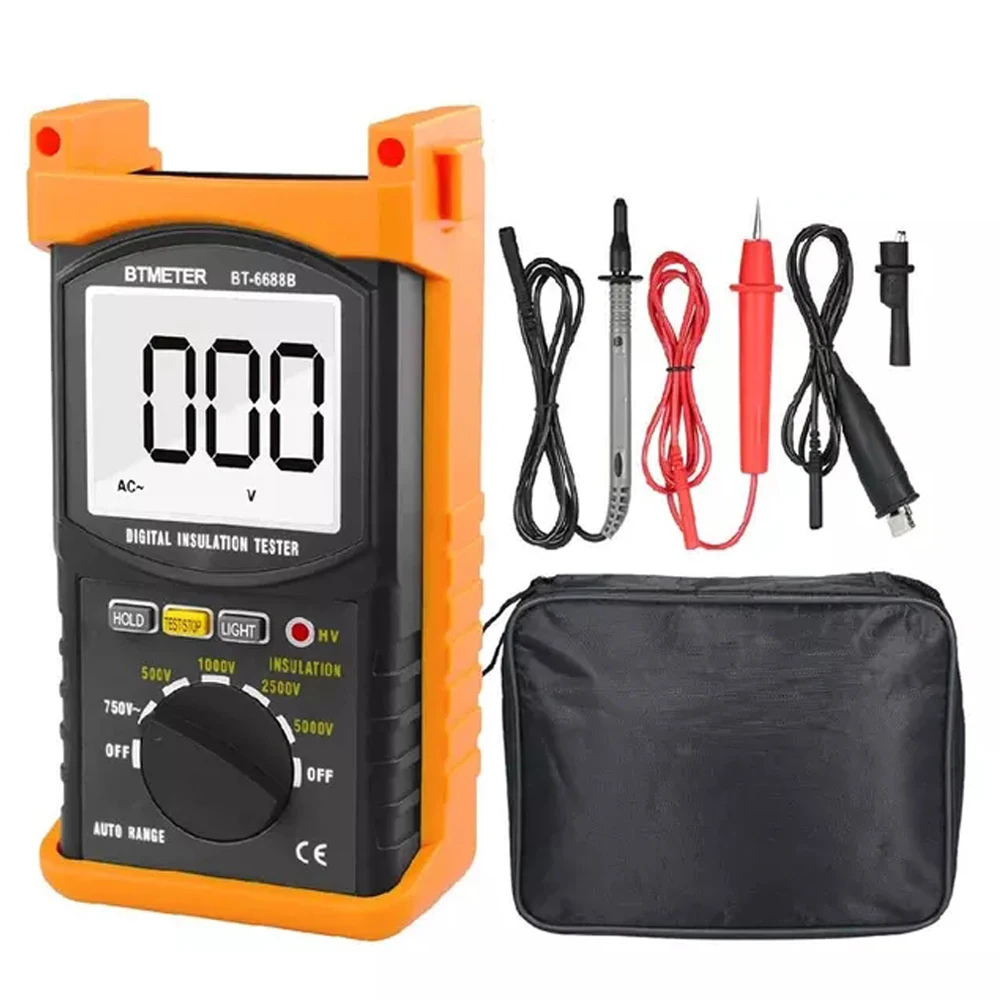 Digital Insulation Resistance Tester  Intelligent Insulated Resistance and Withstand Voltage test Instrument 5000V