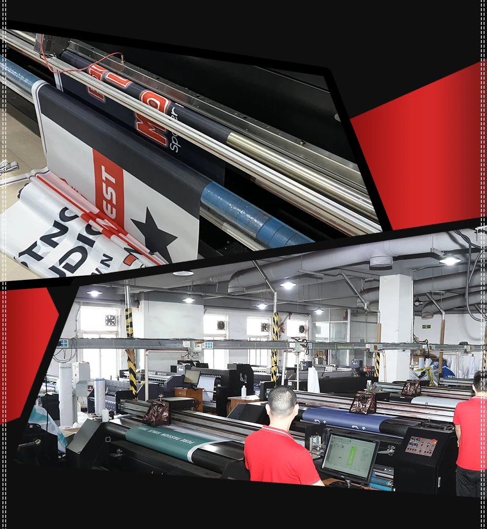 Benutzerdefinierte Flaggen und Banner fliegen, die jeder Größe hängen, Logo, kostenloses Design, Werbung, Polyester, individuell bedruckte Dekoration, Promotion – Detail 6