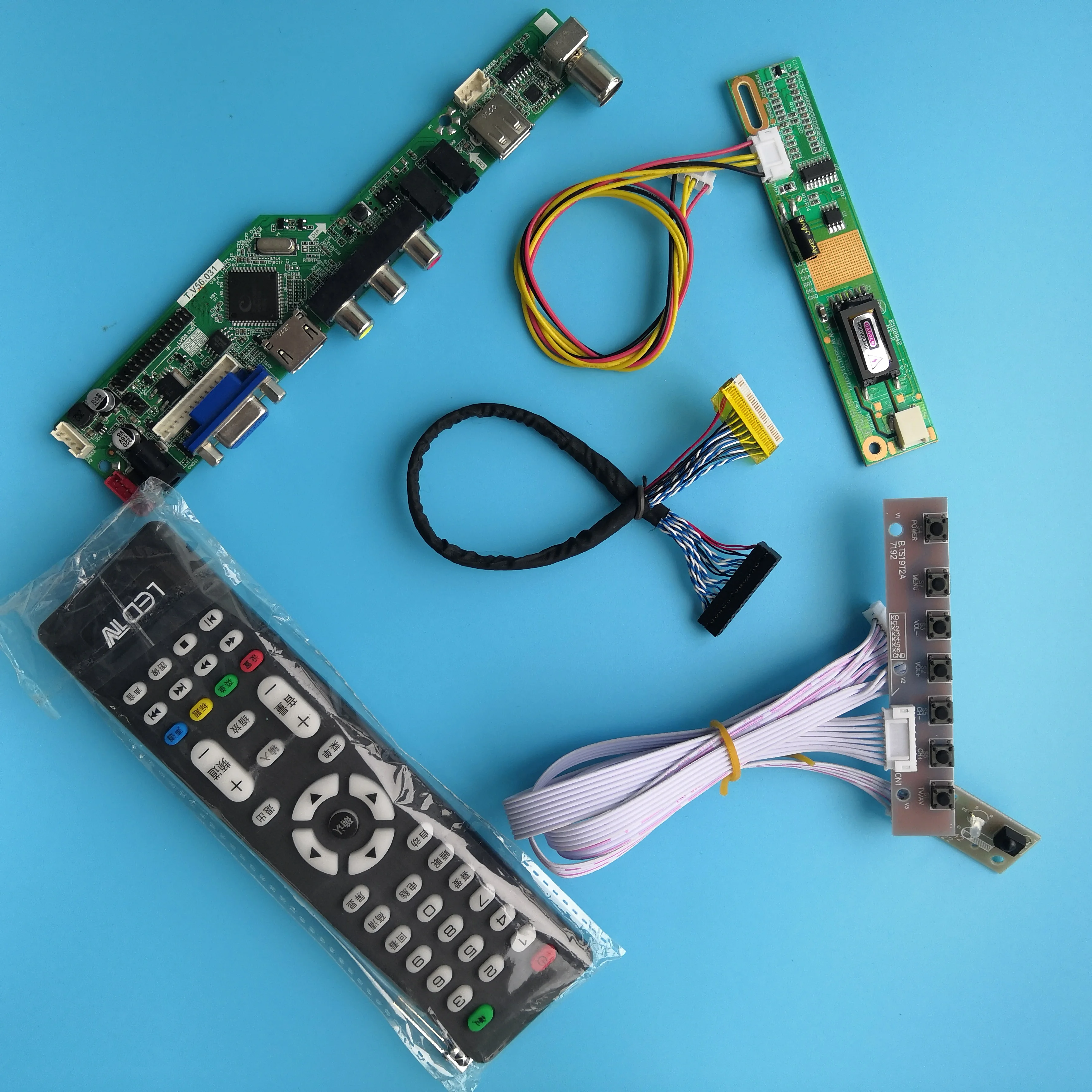 

TV controller board AV VGA for LP171WP4-TL03 LP171WP4 1440X900 LCD panel screen monitor display HDMI-compatible Audio USB diy