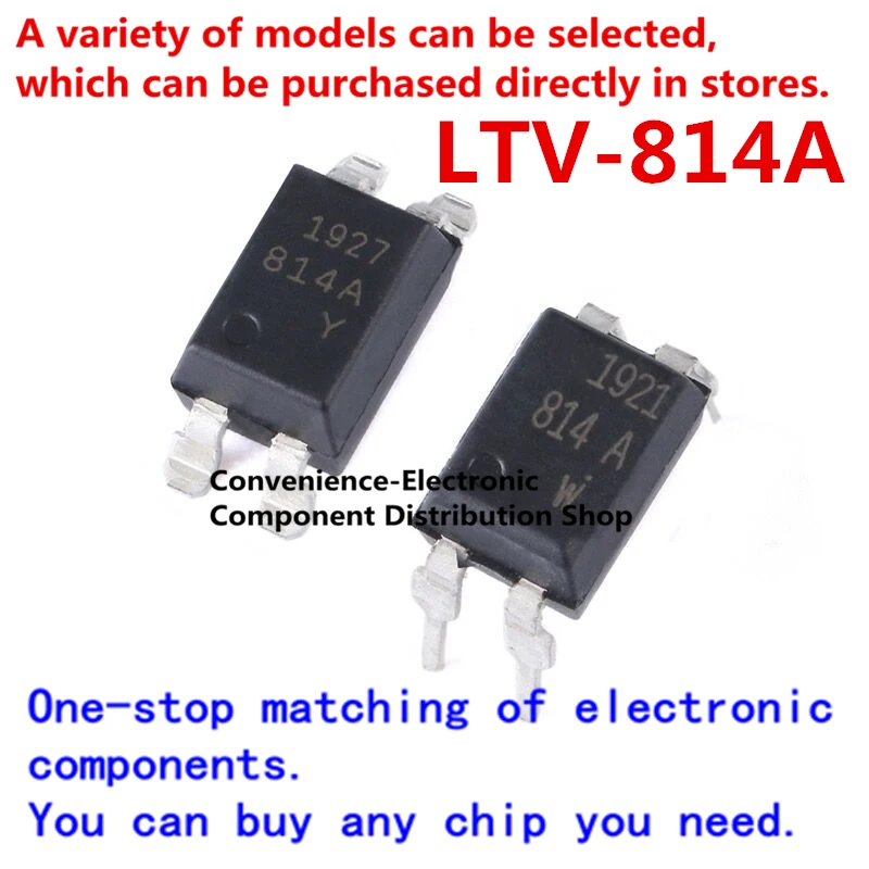 цена 10pcs LTV-814A DIP-4 LTV814 DIP LTV-814A compatible optocoupler PC814 DIP4 original authentic