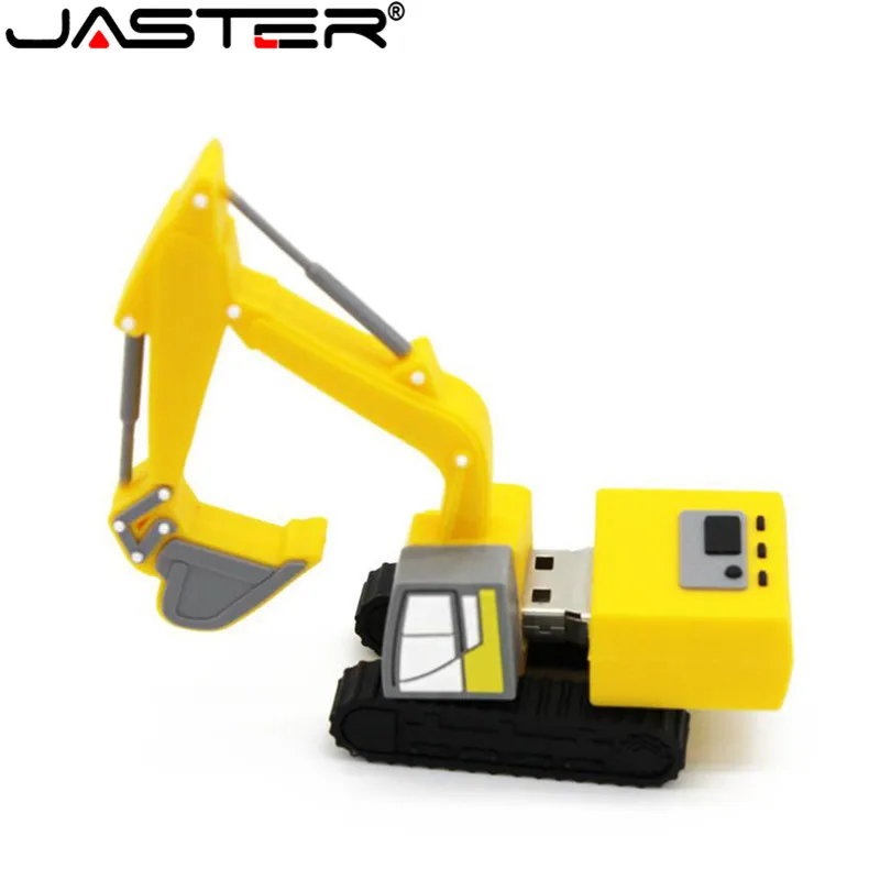 JASTER New Truck Model Usb Flash Drive Pen Drive Excavator Special Car Pendrive 8gb 16gb 32gb 64gb Memory Stick Real Capacity