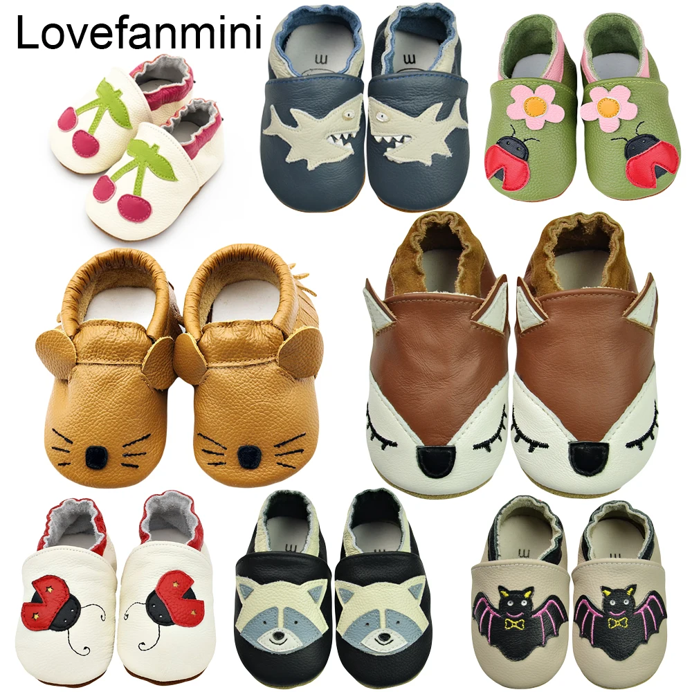 Baby Shoes genuine cow leather soft sole bebe newborn booties babies Boys Girls Infant toddler Moccasins Slippers First Walkers