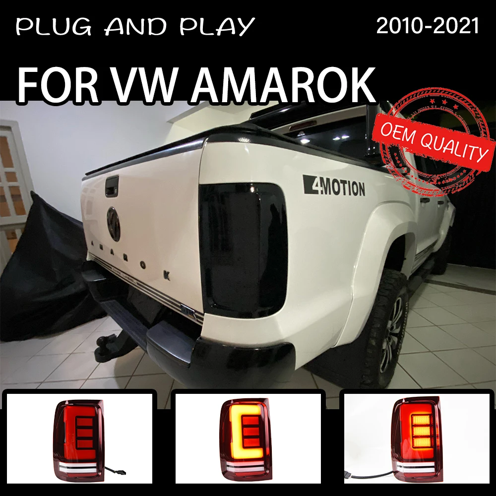 Tail Light For VW AMAROK 2010-2021 автомобильные товары Rear Lamp LED Lights Car Accessories VW AmarokTaillights