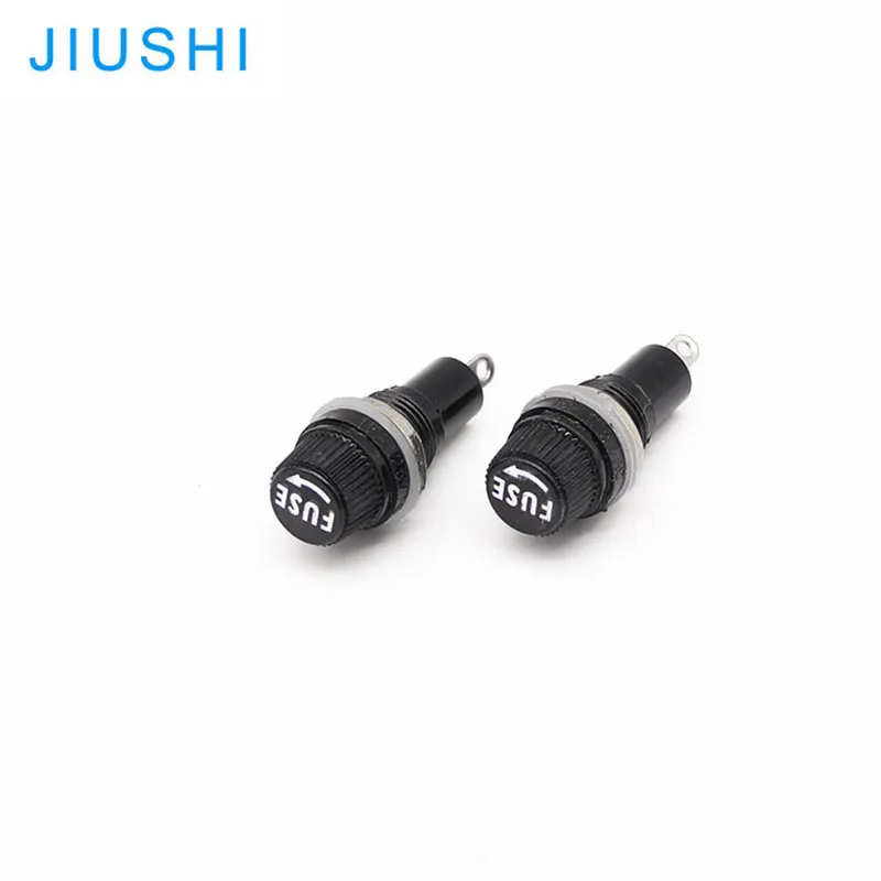 10pcs BLX-1 glass tube fuse holder 5*20 diameter 12mm  round snail