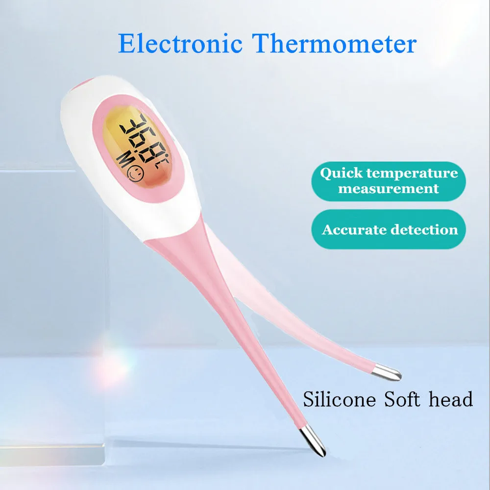 Baby Thermometer Medical Digital LCD Body 8s Measurement Oral Armpit Contact Adult Body Fever Children Electronic Thermometer