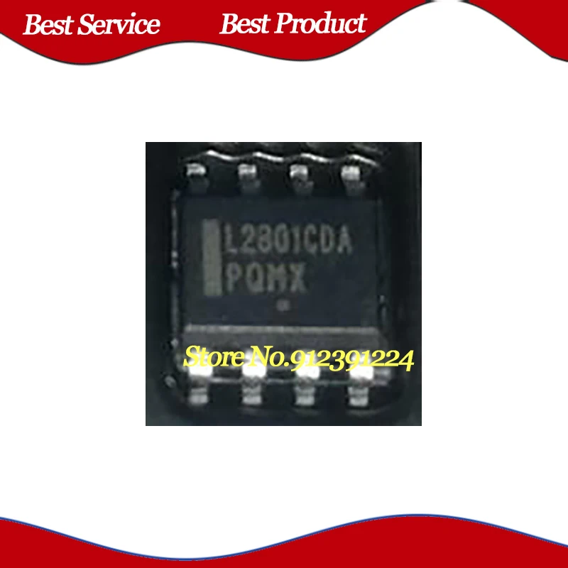 جديد وأصلي NCL2801CDADR2G ، L2801CDA ، SOP8 ، في الأوراق المالية ، 2 قطعة للمجموعة الواحدة