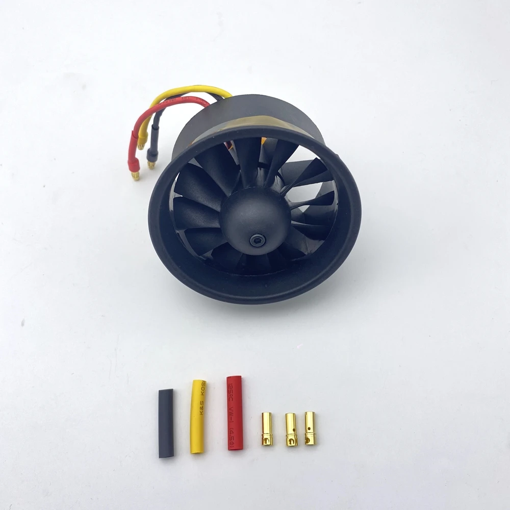 Freewing 64mm EDF E7204 2836 Motor 3300KV With 12 Blades Ducted Fan and E7206 2840 Motor 2850KV  E7207 2945 3100 Motor