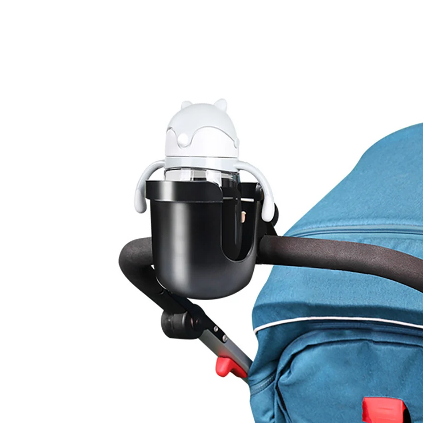 Cup Holder for Strollers, Plastic Cup Holder with Anti-slip Pads, Bicycle Drinks Holder, Cup Holder Rack for Wheelchair Bike