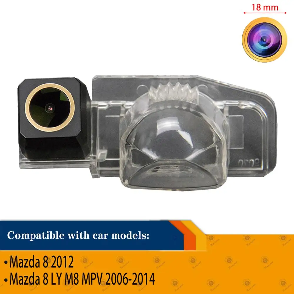 

HD 1280x720p Camera for Mazda 8 LY M8 MPV 2006-2014,Rear View Camera Reversing Backup Night Vision Parking Golden Camera