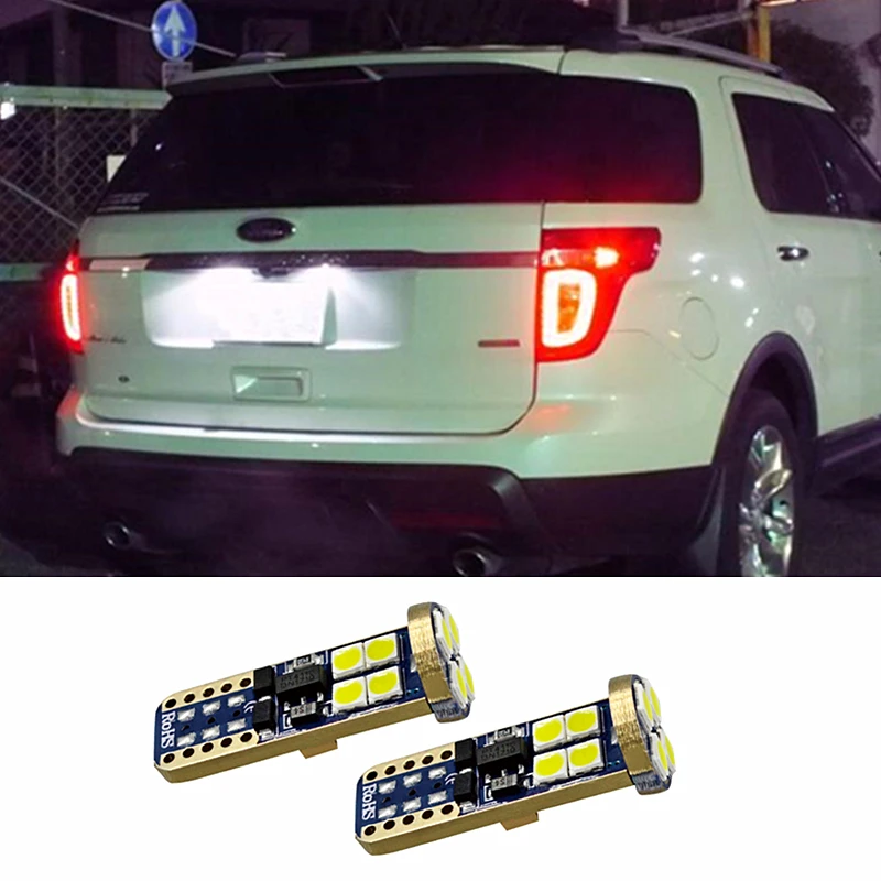 Led Energy Saving High Brightness License Plate Lights Car Accessories For Ford Explorer U502 U625 2012 2014 2016 2018 2020