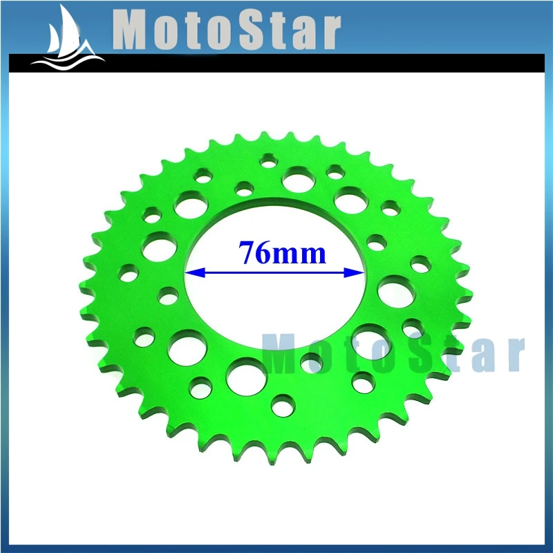 Aluminum 428 41 Teeth 76mm Rear Sprocket For Lucky MX Thumpstar Explorer Braaap Atomic Pitpro Pitster Pro DHZ Pit Dirt Bike