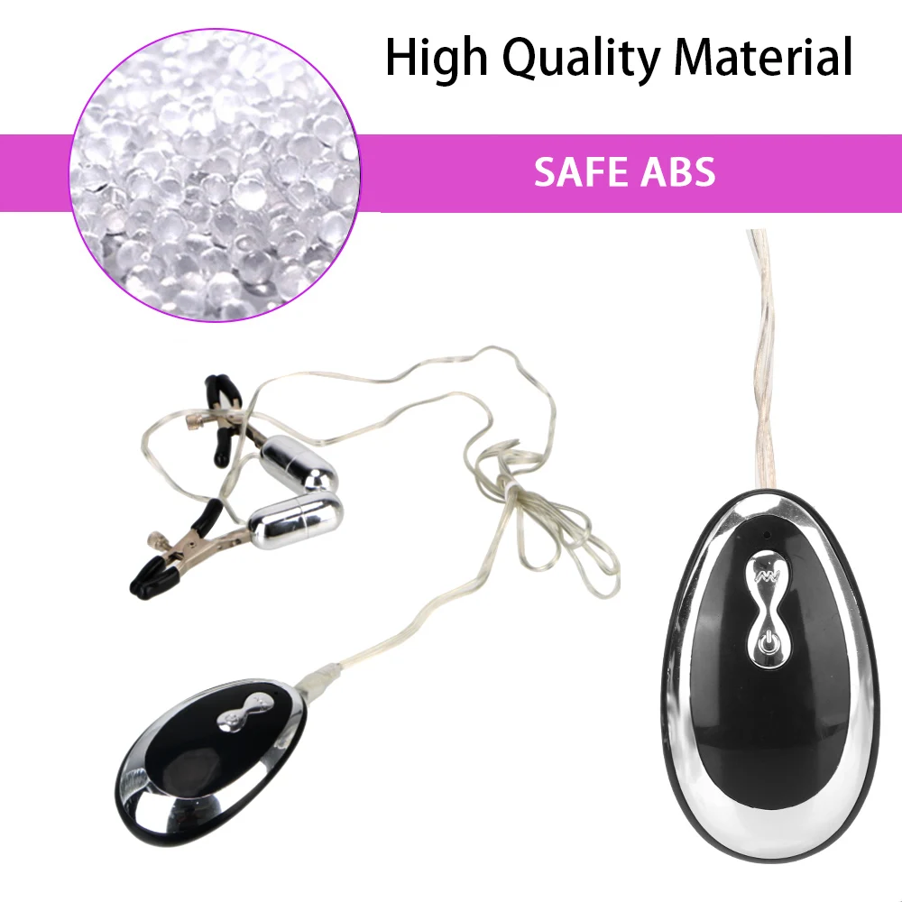 هزاز الحلمة للنساء والزوجين ، تحفيز البظر ، ألعاب جنسية ، تدليك الثدي ، مشابك البظر ، 20 تردد