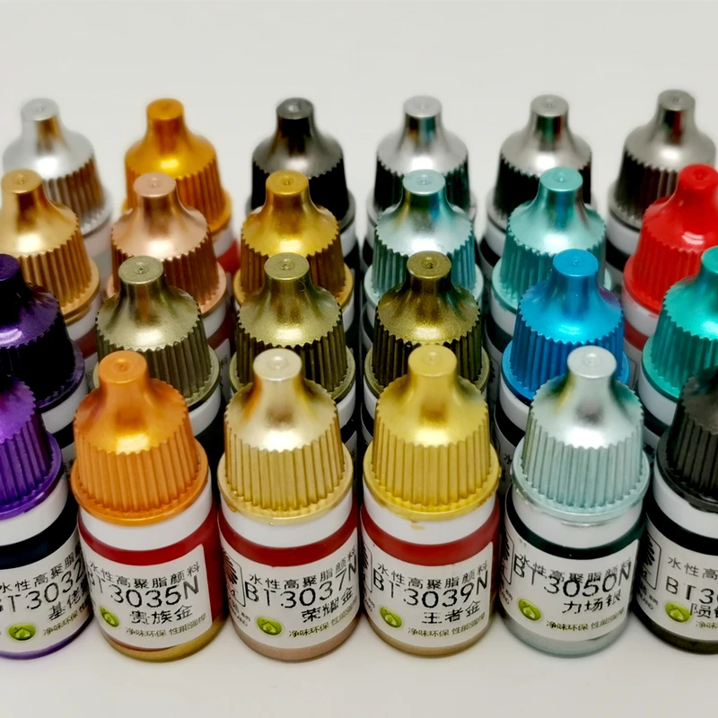 Model Coloring Pigment Metal Color Pen Painting Hand Safe Water-Based Bright Painting GUNPLA DIY SM 3000-3053 5ML