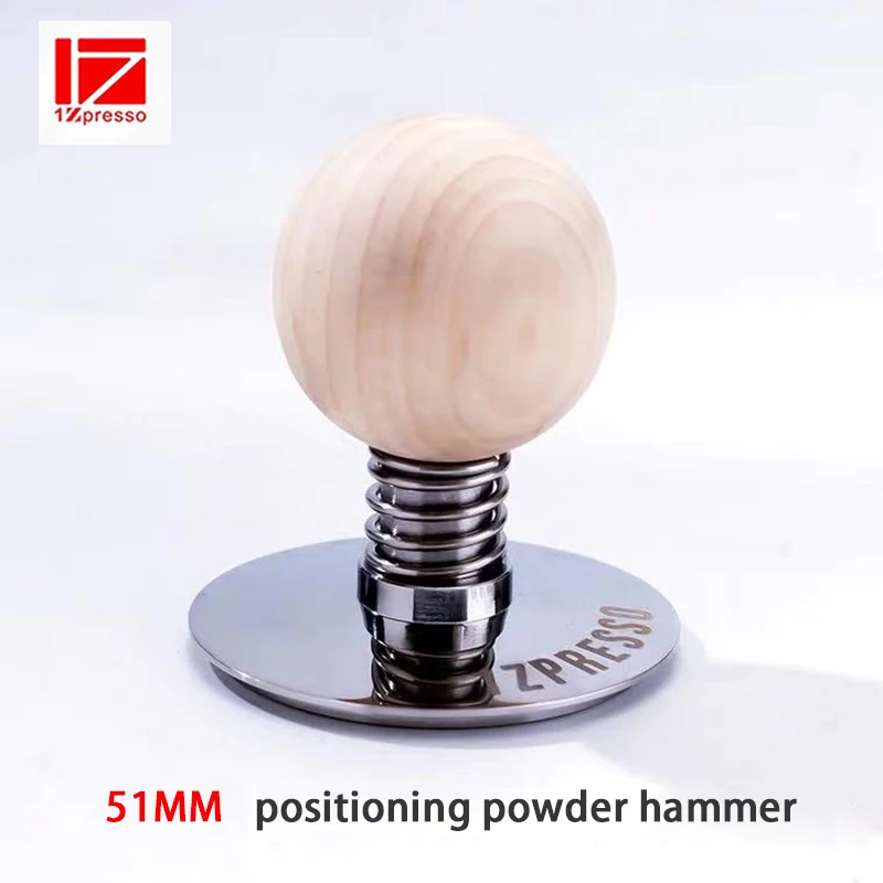 

1Zpresso Coffee Accessories Stainless Steel Coffee Tamper Kitchen Press Tool Cloth Powder Leveler Tool Powder Hammer