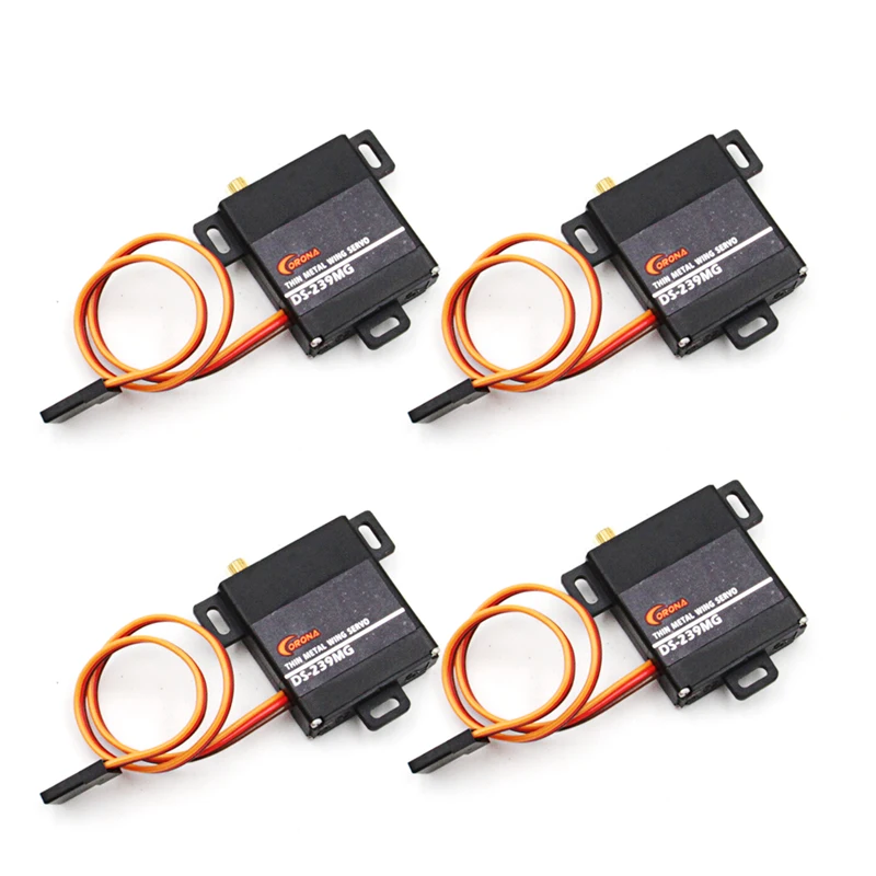 1PC/2PCS/4PCS Corona DS-239MG Digital Servo Metall getriebe Servo 4,0 kg/0,15 s/22g dünne metall flügel servo für RC flugzeug drohnen