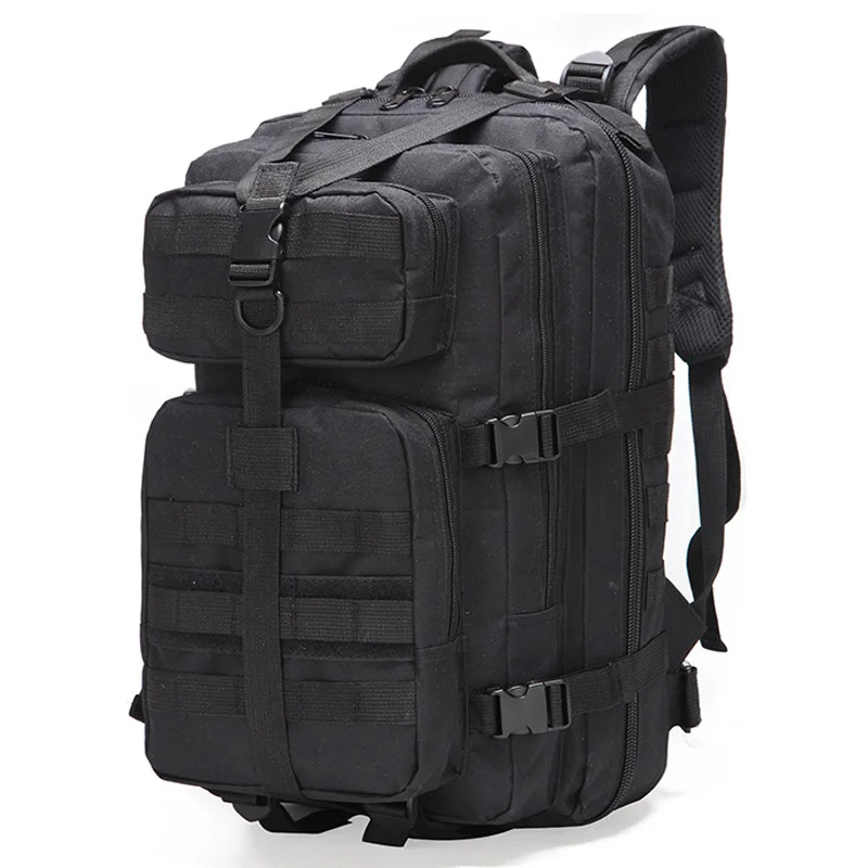 Tactical Backpack for Men, Waterproof Nylon Travel Bags, Molle Climbing Rucksack, Hiking, Hunting,Small Velcro Travel Bag, 35L