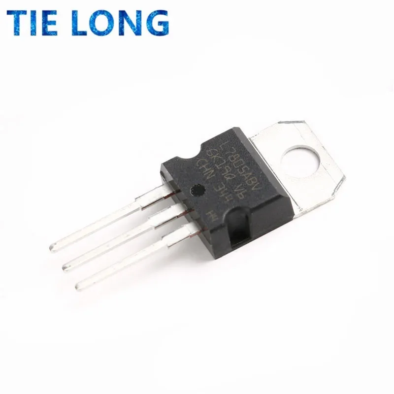 5pcs L7805ABV TO-220 L7805 5V TO-220 7805ABV TO220-3 Voltage regulator chips