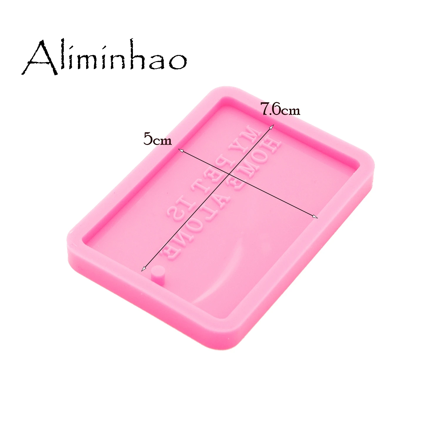 DY0842 My Pet Is Home Alone silicone Mold, Resin Craft Mould for Epoxy Jewellery Making, Wholesale