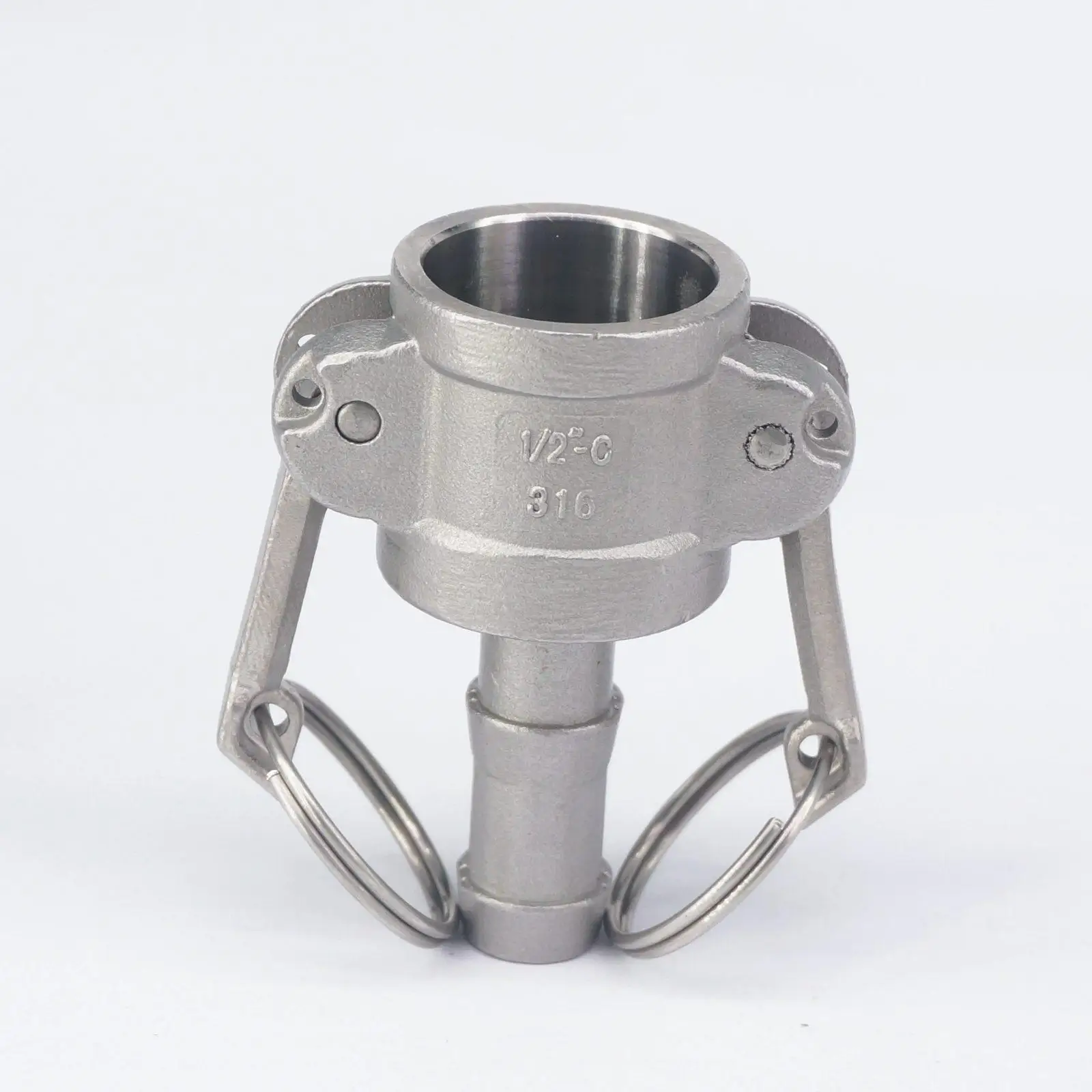 

1/2" Hose Barbed 304 Stainless Steel Type C Socket Camlock Connector Cam and Groove Coupler