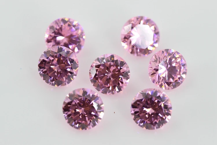5A Qaulity 1.0~3.0mm Various 20 Colors Loose Cubic Zirconia Stones Round Brilliant Cut Loose CZ Synthetic Gem For Woman Jewelry
