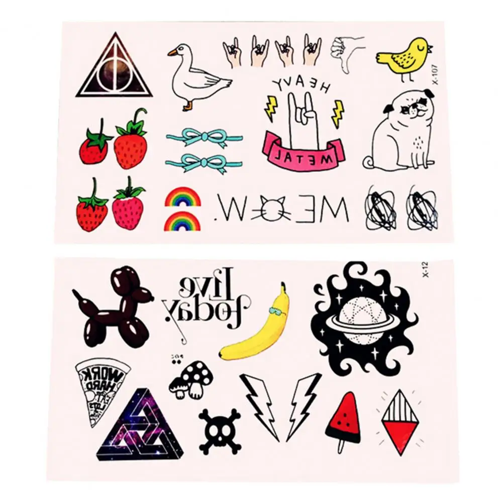 Temporary Tattoo For Women Stickers Cute Art Festival Tatoo Body Jewelry Cheap Goods Cool Things Makeup Fashion