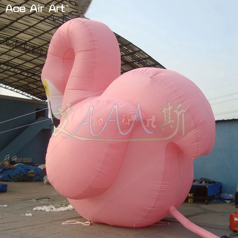 Good Selling Inflatable Animal Pink Inflatable Swan For Outdoor Park Lawn Decoration Exhibition Advertising Made By Ace Air Art