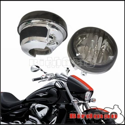 Luz de giro para motocicleta, indicador de lente, cubierta de señal para Suzuki Boulevard M50 C50 VL800 Volusia C90 1500 Intruder C1800R M109R