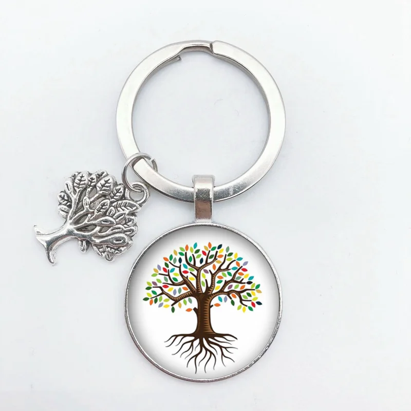 2020 FashionTree of Life KeyChain Vintage Handmade Art Key Chain Key Rings Party Gift Tree of Life Jewelry