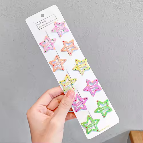 10/20/30/40 New Girls Cute Colorful Waterdrop Shape Hairpins Sweet Hair Clips Kids Barrettes Slid Clip Fashion Hair Accessories - Image 22