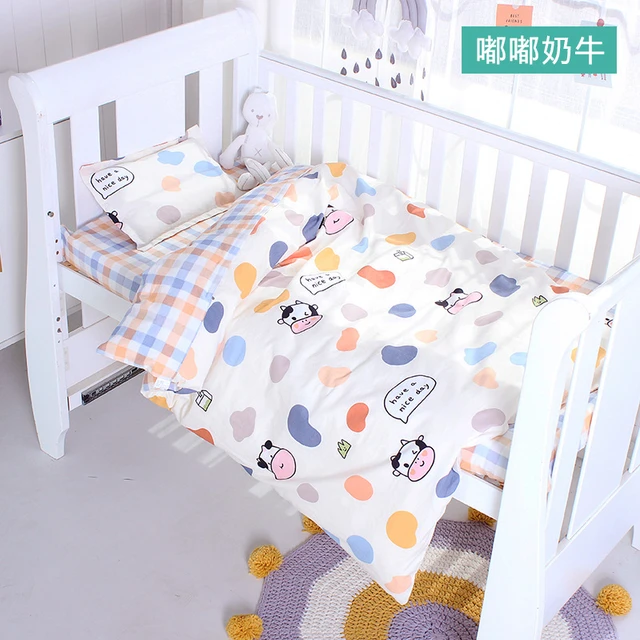 Newborn baby bed sheet set hotsell