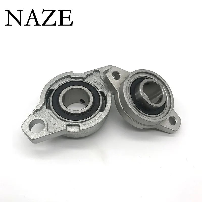 

NAZE 2pcs KFL002 15mm Miniature Zinc Alloy Insert Linear Bearing Shaft Support CNC Part Mechanical Shaft Diamond Seat