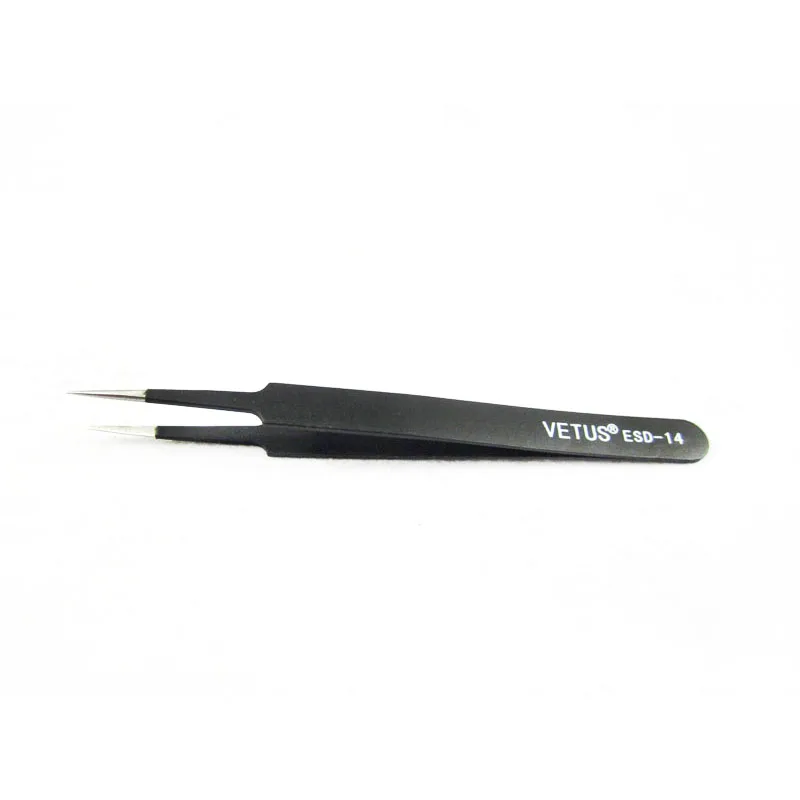 VETUS BGA Precision ESD stainless steel anti-static tweezers SMD reworking soldering hand tools