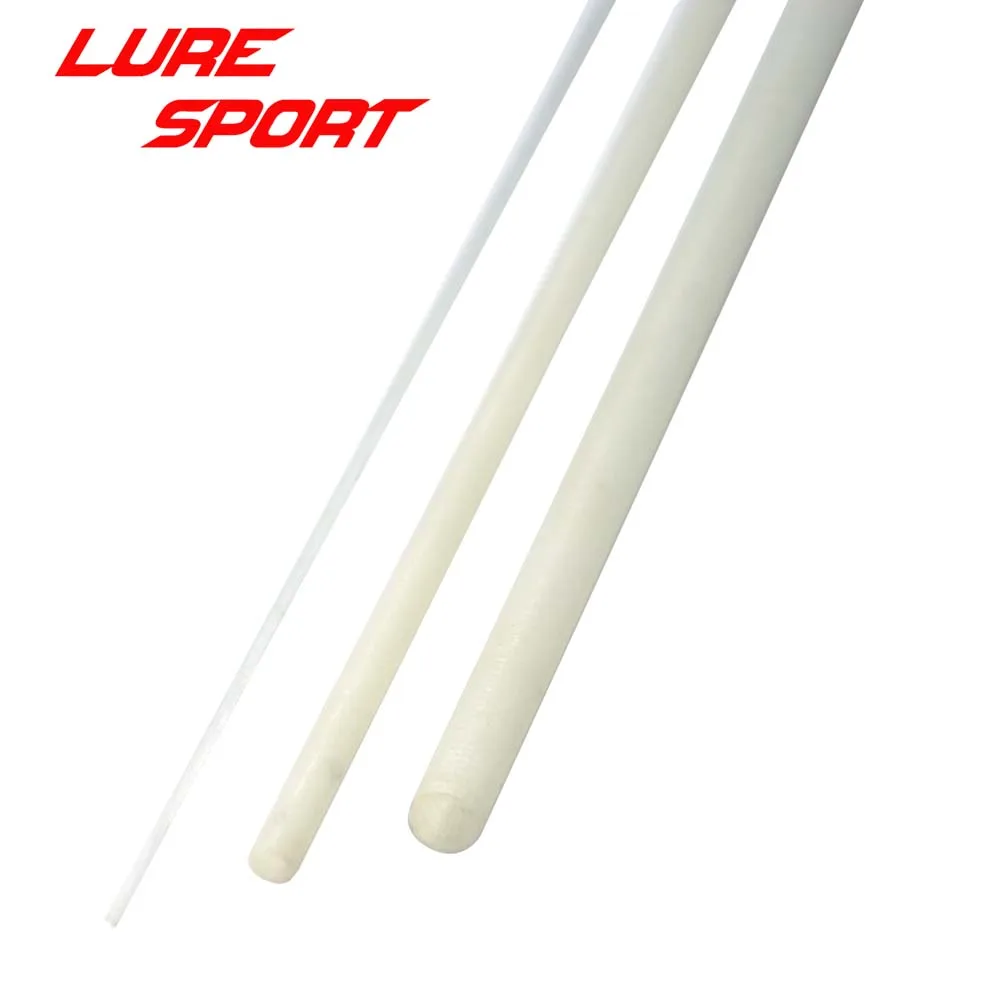 LureSport 2 set Transparent Hollow GlassFiber 1.2m 3sections1.4m 4sections UL blank Rod building components Repair DIY Accessory