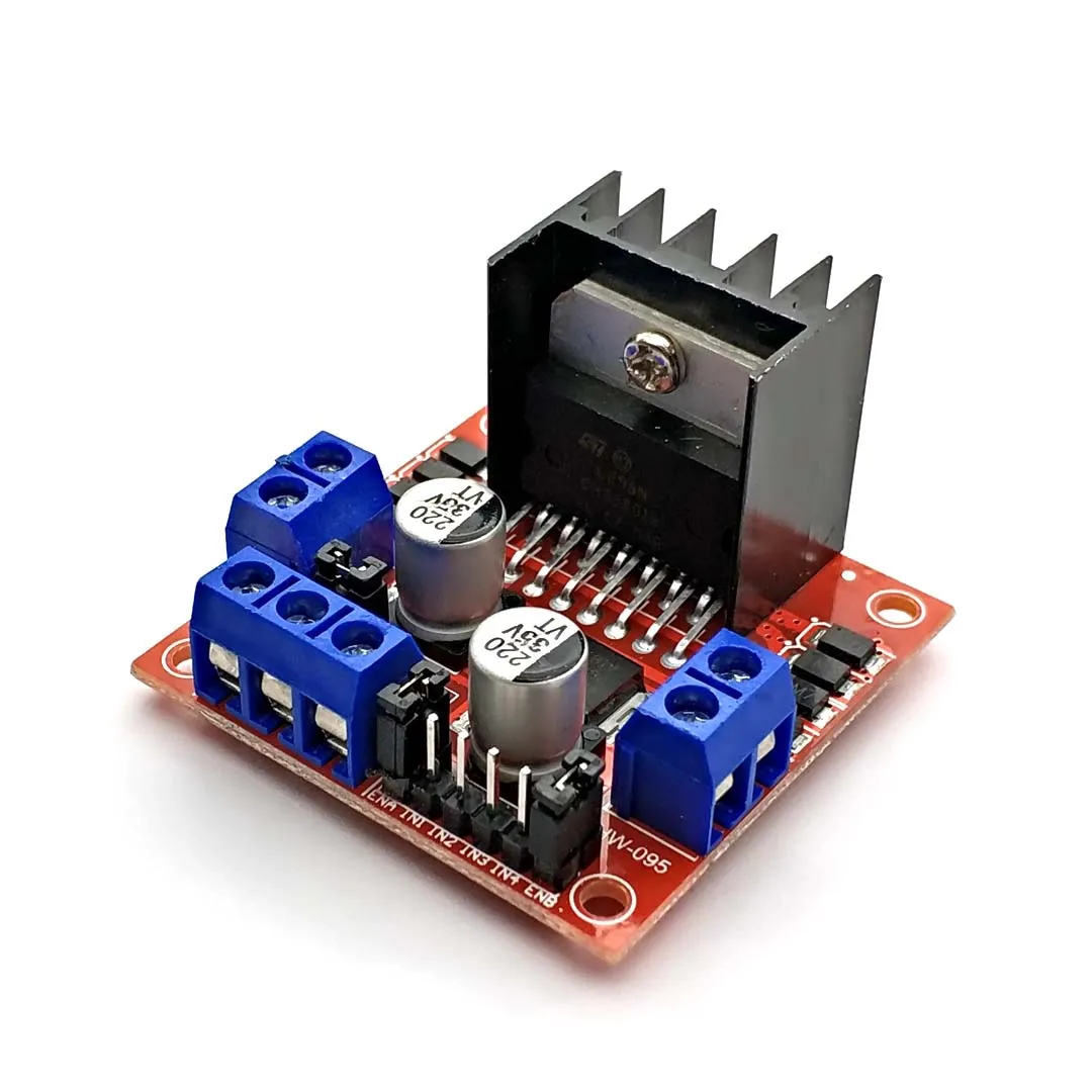 Плата управления L298N, Модуль L298N, шаговый двигатель, макетная плата для смарт-автомобиля, робота, Пельтье, Мощный драйвер двигателя постоянного тока L298 для Arduino