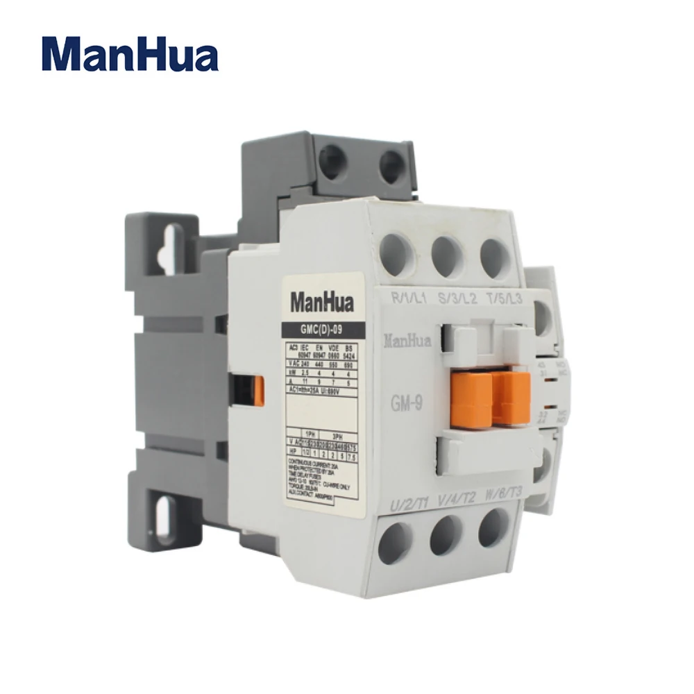 ManHua Three Phase GMC-9 220VAC Electrical Motor Protective Elevator Magnetic Contactor