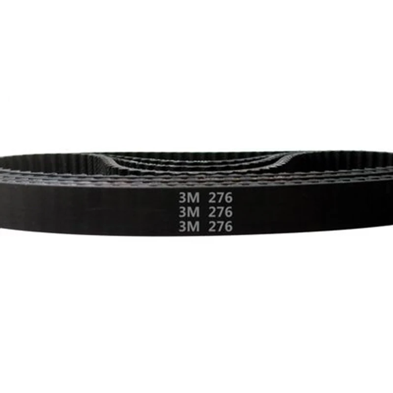 

HTD276-3M Teeth 92 Width 25mm Length 276mm HTD3M 276 3M Rubber Timing Transmission Belt