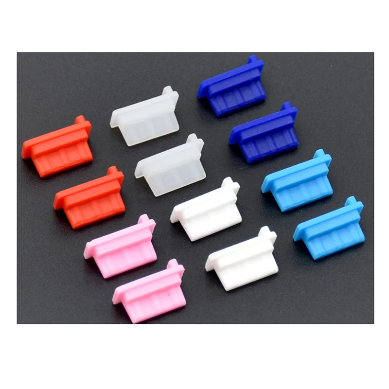 100 Uds USB tapón antipolvo puerto de cargador tapa USB agujero enchufe USB maestro tapa antipolvo silicona Protector a prueba de polvo Tablet PC Notebook